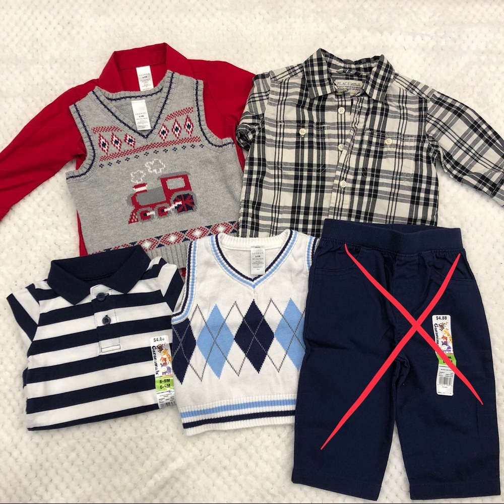 Bundle of 6-9 Month Baby Boy Clothing